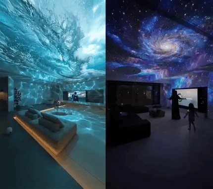 30% DE DESCUENTO🎁 PKNEW® 🎁 Proyector Ambiental 360° de Galaxia y Olas del Océano🎁