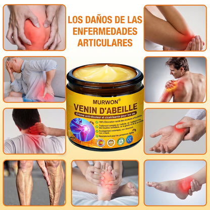 30 % de réduction 🎁🎁 | Crème 𝐌𝐔𝐑𝐖𝐎𝐍® au venin d’abeille pour soulager les douleurs et favoriser le bien-être articulaire ✨✨✨ (Spécialement pour les seniors)
