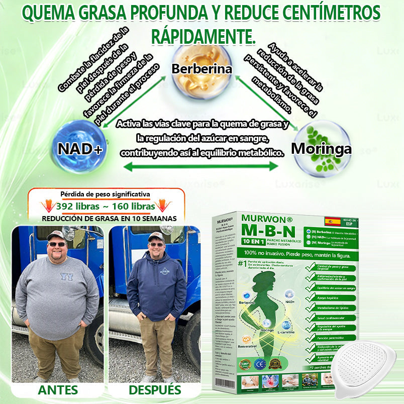 𝑬𝒙𝒑𝒆𝒓𝒊𝒆𝒏𝒄𝒊𝒂 𝗰𝗲𝗿𝘁𝗶𝗳𝗶𝗰𝗮𝗱𝗮 𝐲 𝙧𝙚𝙘𝙤𝙣𝙤𝙘𝙞𝙙𝙖👩‍⚕️ | 𝙈𝑼𝐑𝒲𝓞𝙽® 𝑴-𝑩-𝙉 𝙋𝙖𝙧𝙘𝙝𝙚 𝑴𝒆𝒕𝒂𝒃ó𝒍𝒊𝒄𝒐 𝐍𝐚𝐧𝐨-𝐅𝐮𝐬𝐢ó𝐧🦩𝑨𝒗𝒂𝒍𝒂𝒅𝒐 𝐜𝐢𝐞𝐧𝐭í𝐟𝐢𝐜𝐚𝐦𝐞𝐧𝐭𝐞 | 𝙁ó𝙧𝙢𝙪𝙡𝙖 𝟭𝟎-𝙚𝙣-1 | 𝙍𝙚𝙨𝙪𝙡𝙩𝙖𝙙𝙤𝙨 𝙚𝙣 𝙨𝙤𝙡𝙤 𝟕 𝙙í𝙖𝙨🦄