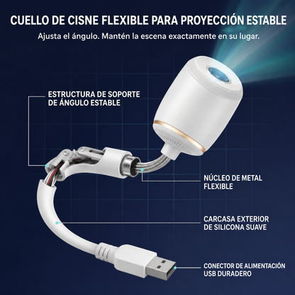 30% DE DESCUENTO🎁 PKNEW® 🎁 Proyector Ambiental 360° de Galaxia y Olas del Océano🎁